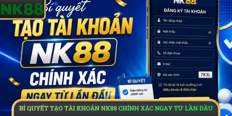 Bí quyết tạo tài khoản NK88 chính xác ngay từ lần đầu 
